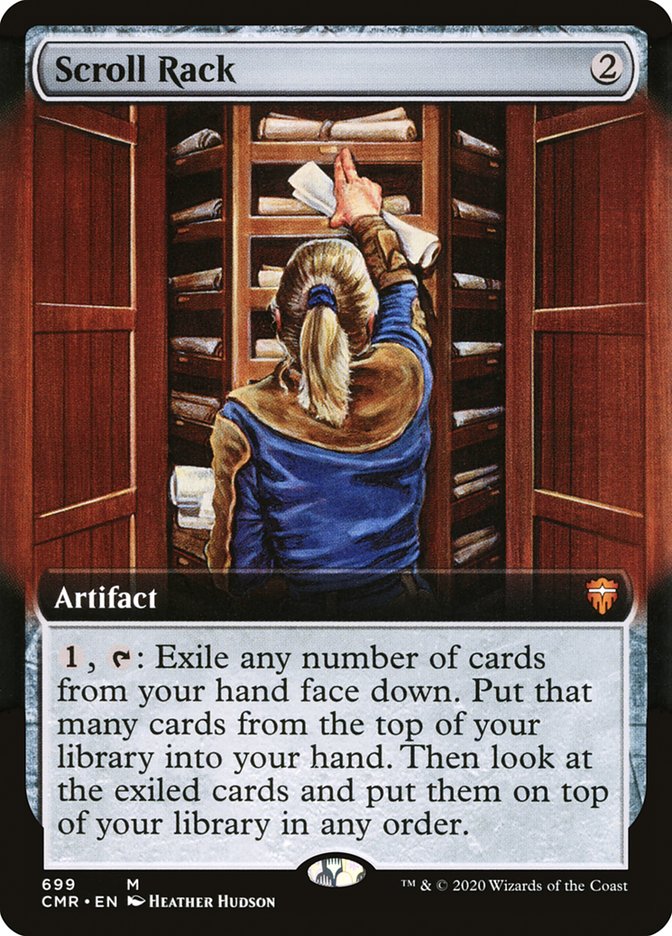 Scroll Rack (Extended Art) [Commander Legends] Magic: The Gathering
