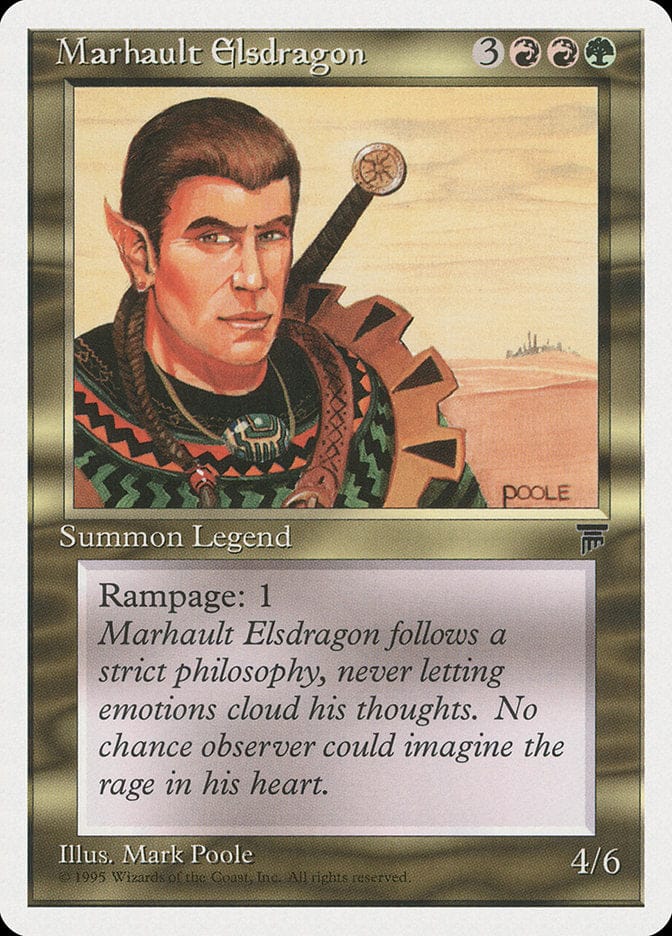 Marhault Elsdragon [Chronicles] Magic: The Gathering