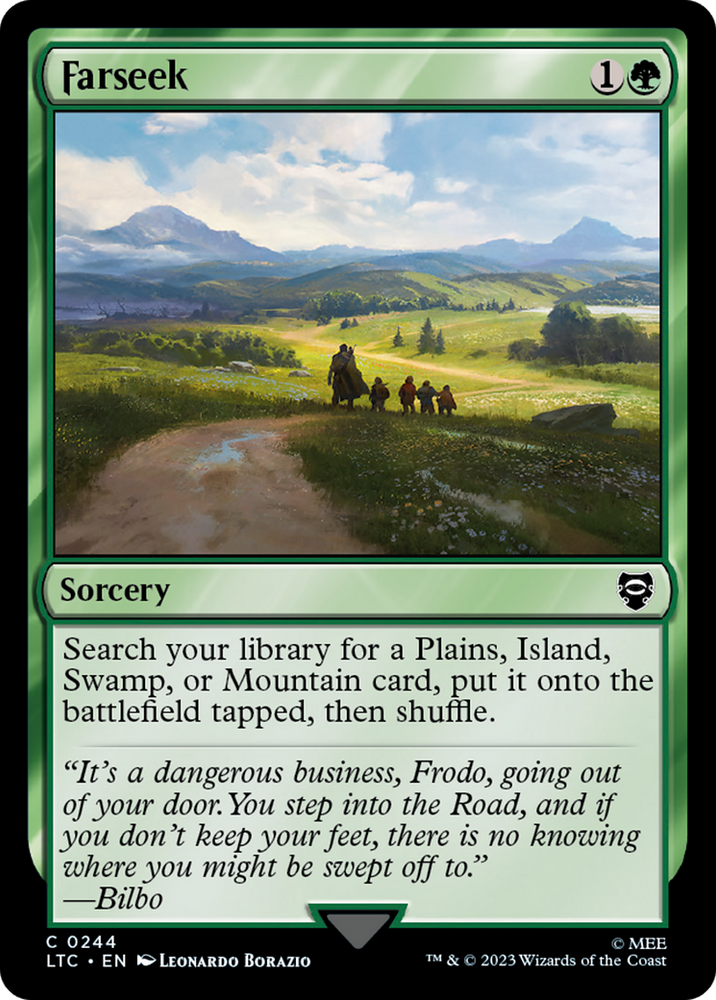 Farseek [The Lord of the Rings: Tales of Middle-Earth Commander] Magic: The Gathering