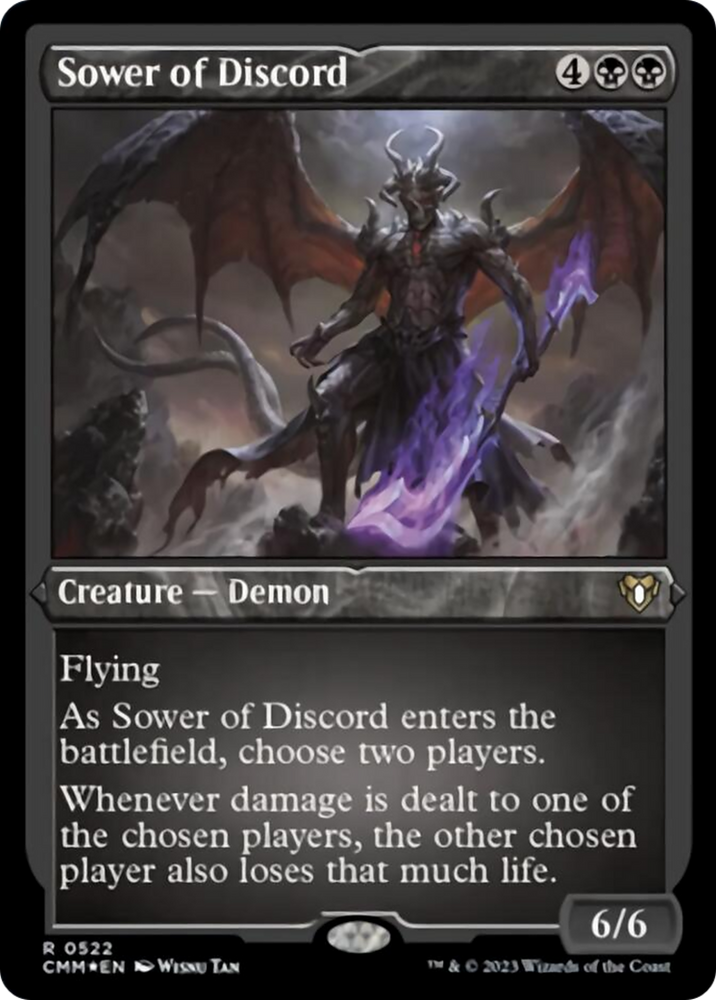 Sower of Discord (Foil Etched) [Commander Masters] Magic: The Gathering