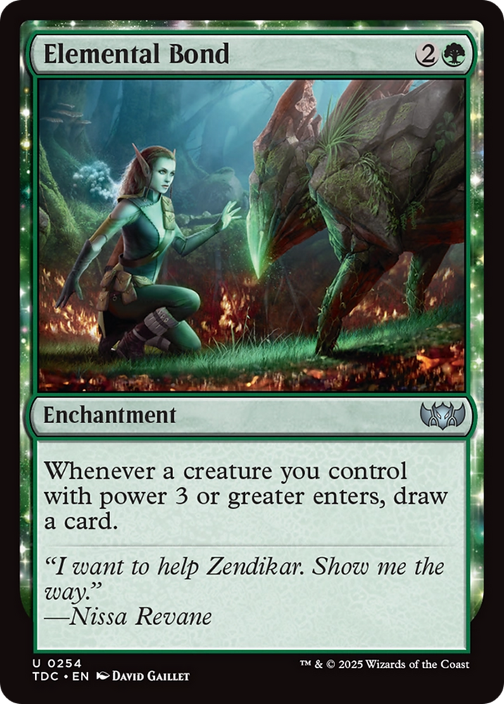 Elemental Bond [Tarkir: Dragonstorm Commander] Magic: The Gathering