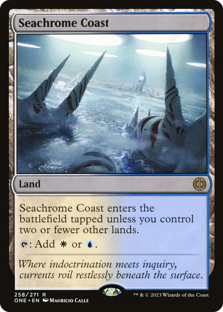 Seachrome Coast [Phyrexia: All Will Be One] Magic: The Gathering