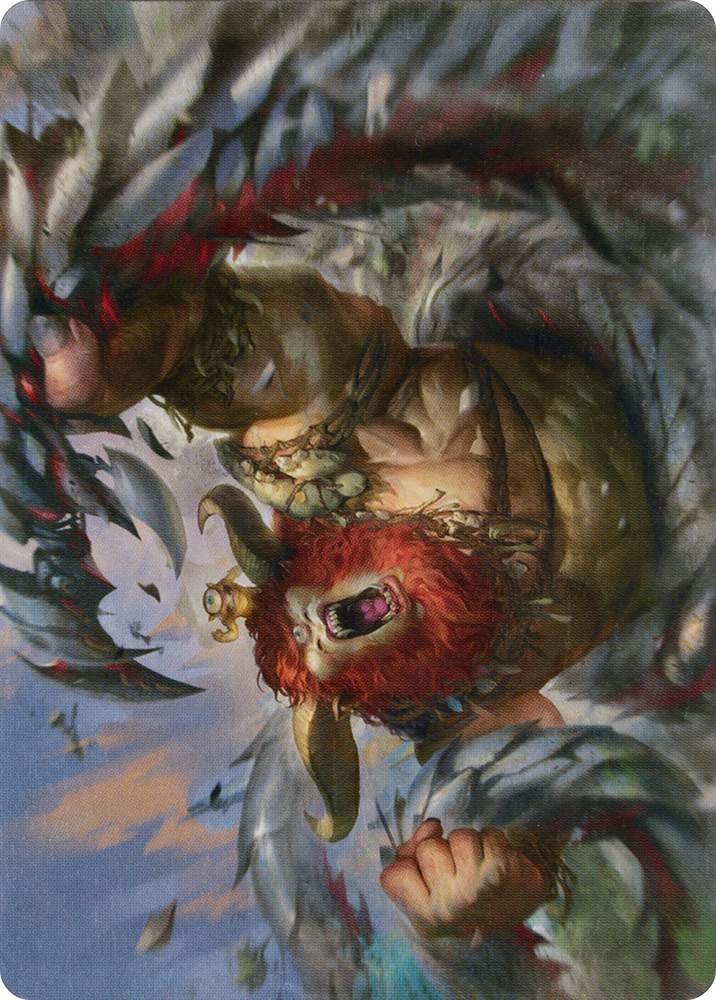 Borborygmos and Fblthp Art Card (42) [March of the Machine Art Series] Magic: The Gathering