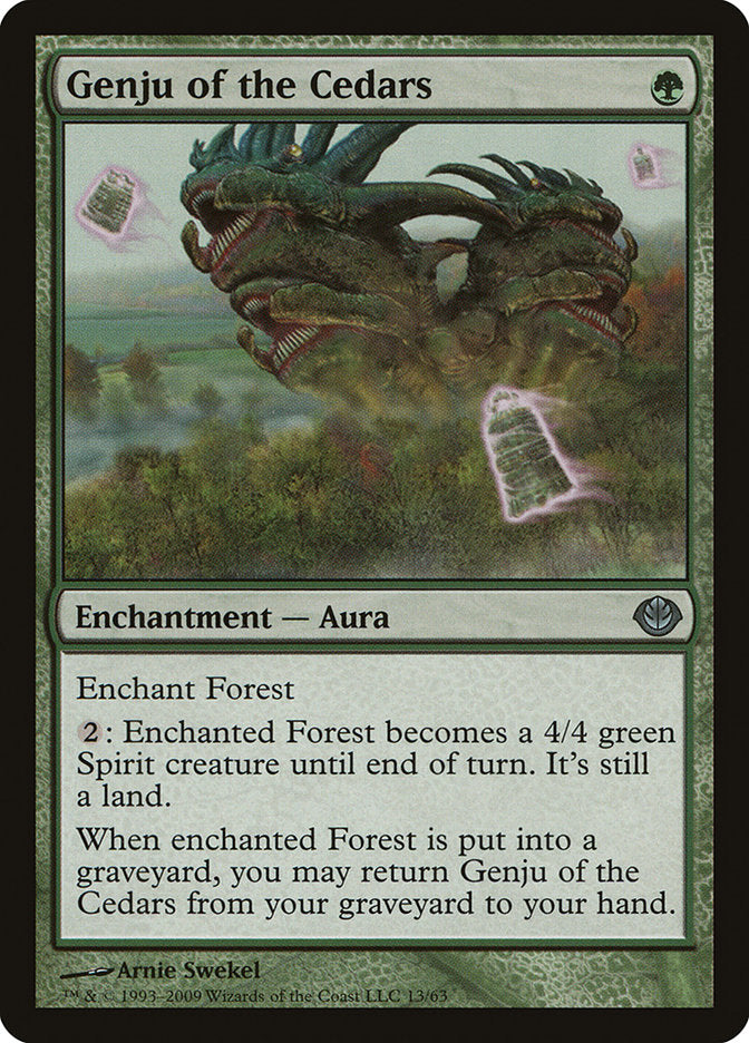 Genju of the Cedars [Duel Decks: Garruk vs. Liliana] Magic: The Gathering