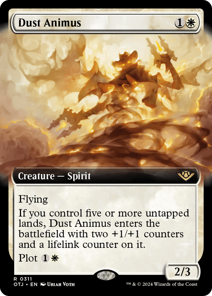 Dust Animus (Extended Art) [Outlaws of Thunder Junction] Magic: The Gathering