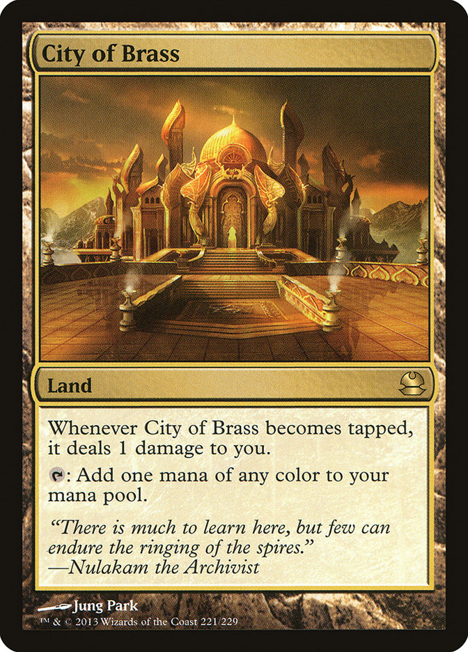 City of Brass [Modern Masters] Magic: The Gathering