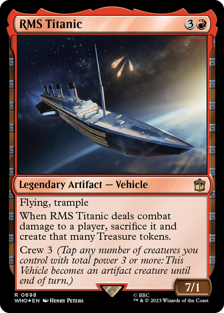 RMS Titanic (Surge Foil) [Doctor Who] Magic: The Gathering