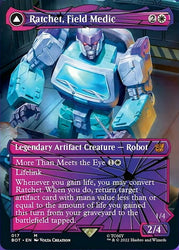 Ratchet, Field Medic // Ratchet, Rescue Racer (Shattered Glass) [Transformers] Magic: The Gathering