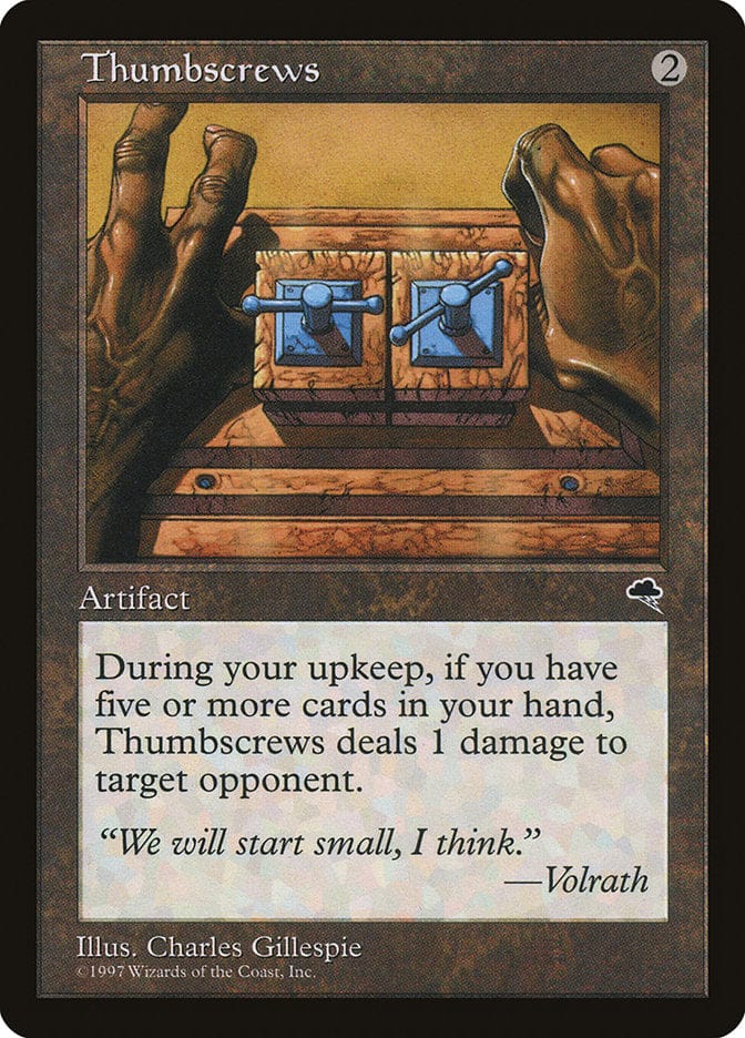 Thumbscrews [Tempest] Magic: The Gathering