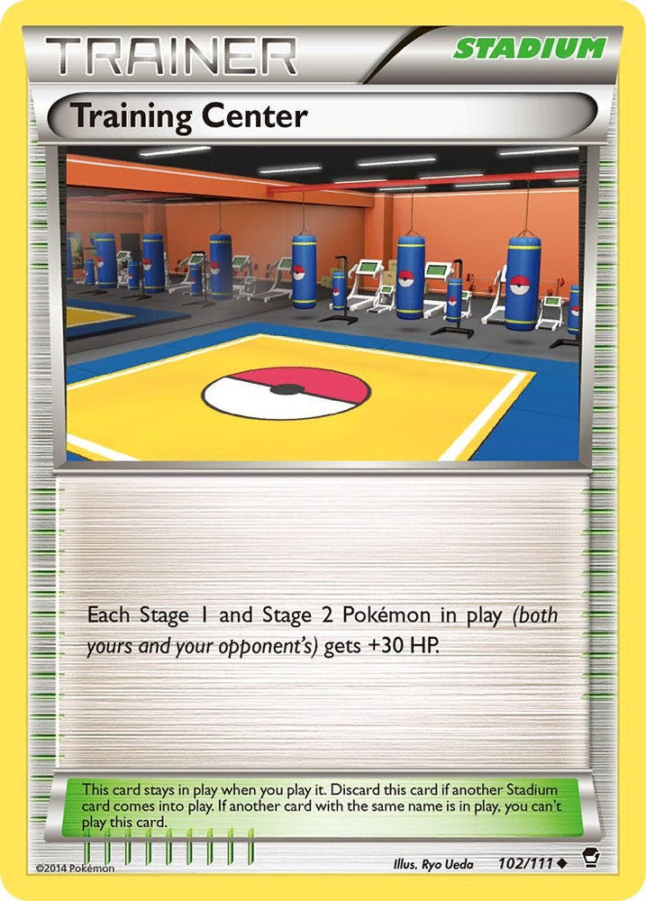 Training Center (102/111) [XY: Furious Fists] Pokémon