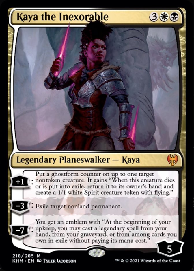 Kaya the Inexorable [Kaldheim] Magic: The Gathering