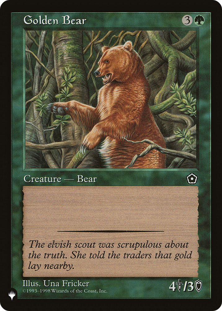 Golden Bear [The List] Magic: The Gathering