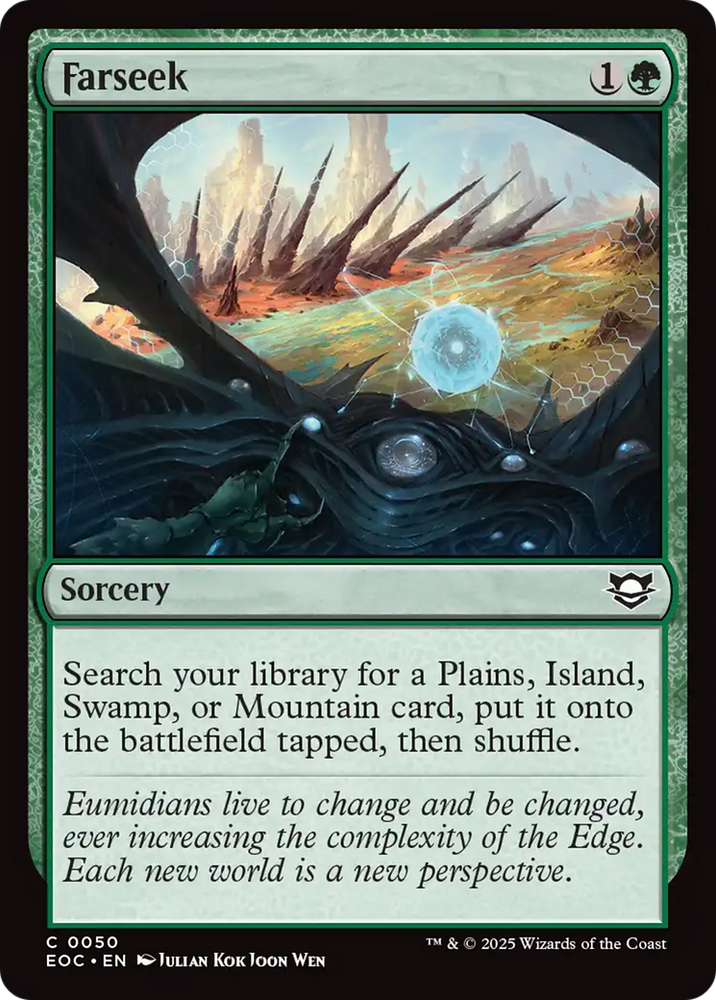 Farseek [Edge of Eternities Commander] Magic: The Gathering