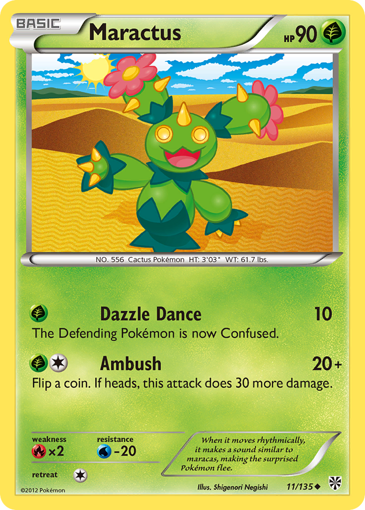 Maractus (11/135) [Black & White: Plasma Storm] Pokémon