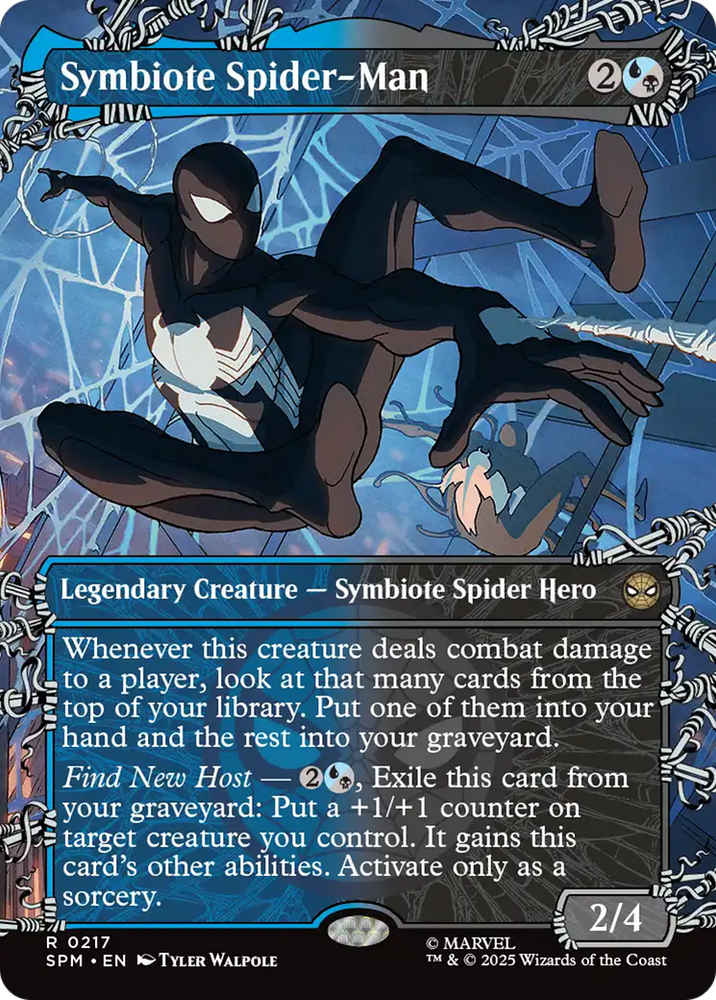 Symbiote Spider-Man (Borderless) [Marvel's Spider-Man] Magic: The Gathering