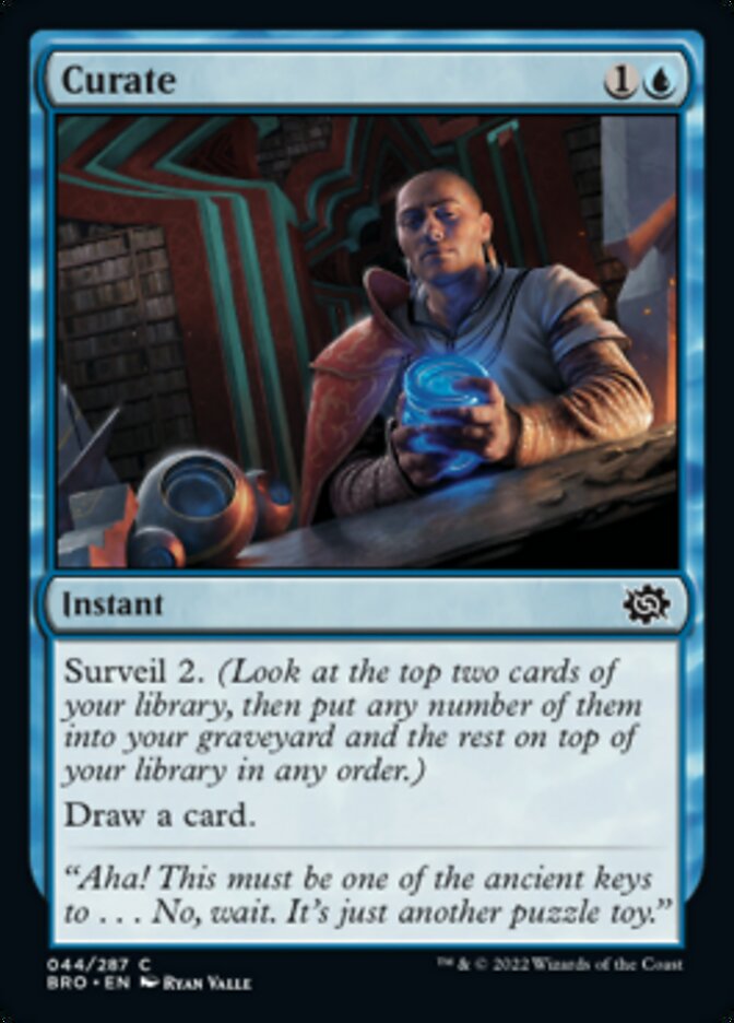 Curate [The Brothers' War] Magic: The Gathering