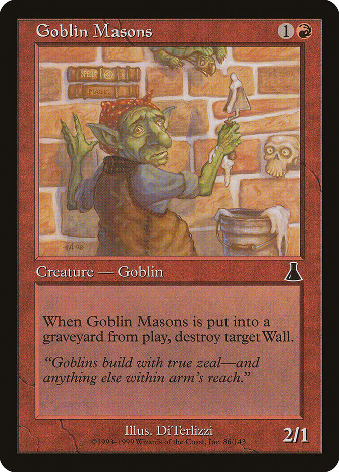 Goblin Masons [Urza's Destiny] Magic: The Gathering