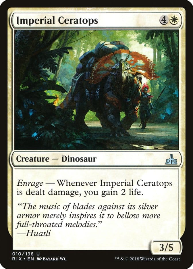 Imperial Ceratops [Rivals of Ixalan] Magic: The Gathering