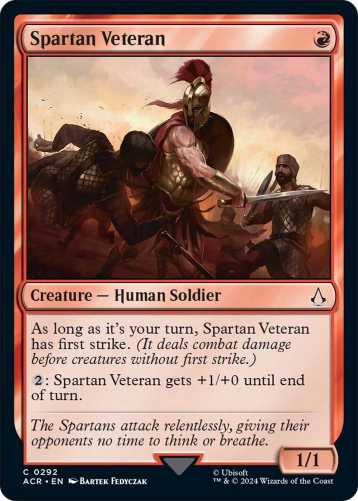 Spartan Veteran [Assassin's Creed] Magic: The Gathering