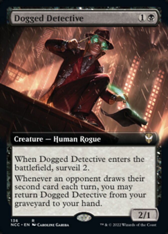 Dogged Detective (Extended Art) [Streets of New Capenna Commander] Magic: The Gathering