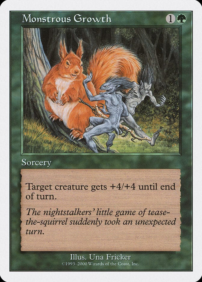 Monstrous Growth [Starter 2000] Magic: The Gathering