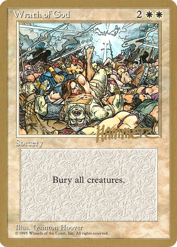 Wrath of God (Shawn "Hammer" Regnier) [Pro Tour Collector Set] Magic: The Gathering