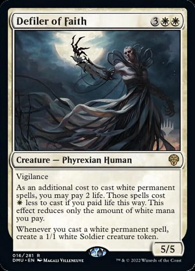 Defiler of Faith (Promo Pack) [Dominaria United Promos] Magic: The Gathering