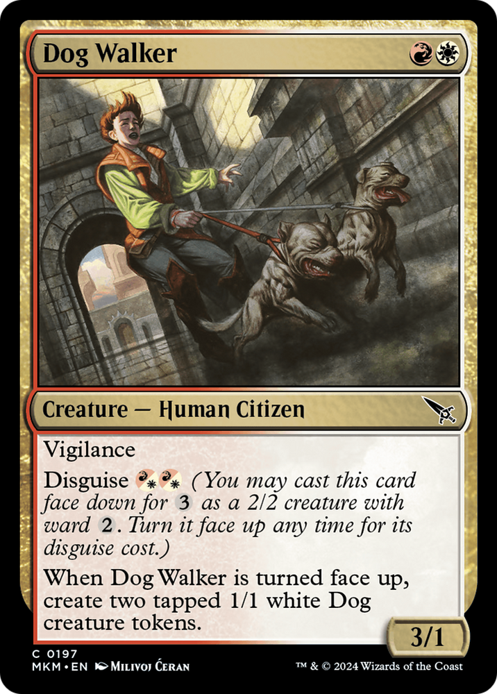 Dog Walker [Murders at Karlov Manor] Magic: The Gathering