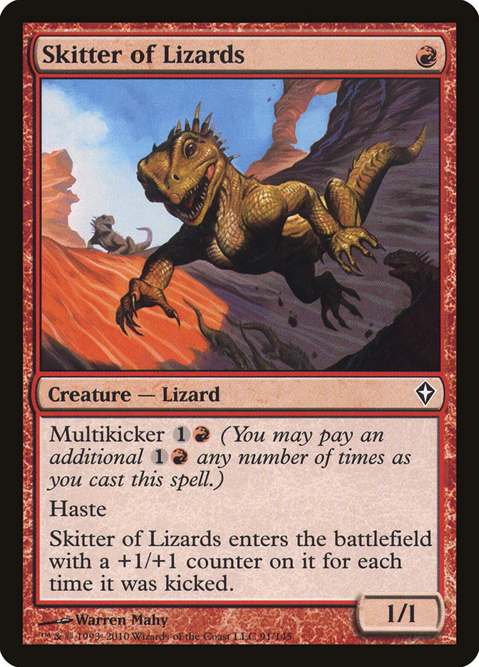 Skitter of Lizards [Worldwake] Magic: The Gathering