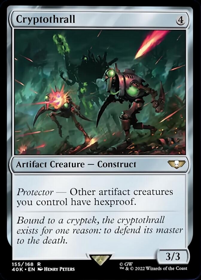 Cryptothrall (Surge Foil) [Warhammer 40,000] Magic: The Gathering