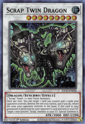 Scrap Twin Dragon [KICO-EN038] Super Rare - Yugioh Cards For Your TCG Needs!