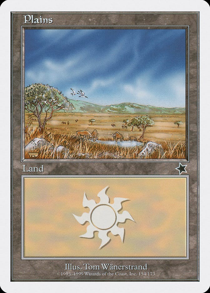 Plains (154) [Starter 1999] Magic: The Gathering
