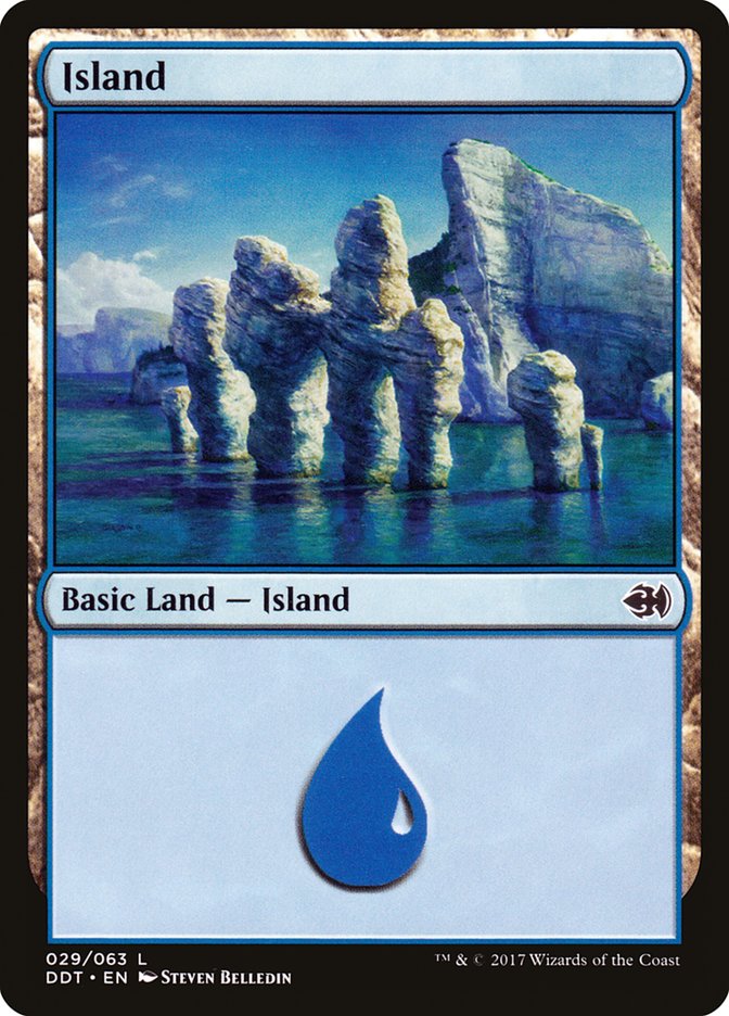 Island (29) [Duel Decks: Merfolk vs. Goblins] Magic: The Gathering