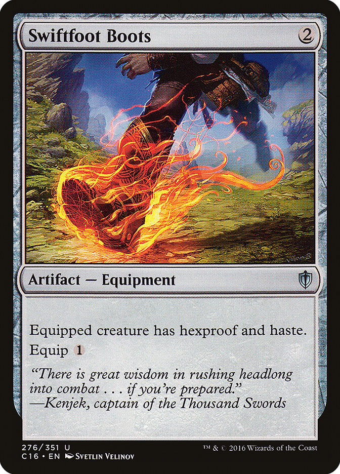 Swiftfoot Boots [Commander 2016] Magic: The Gathering