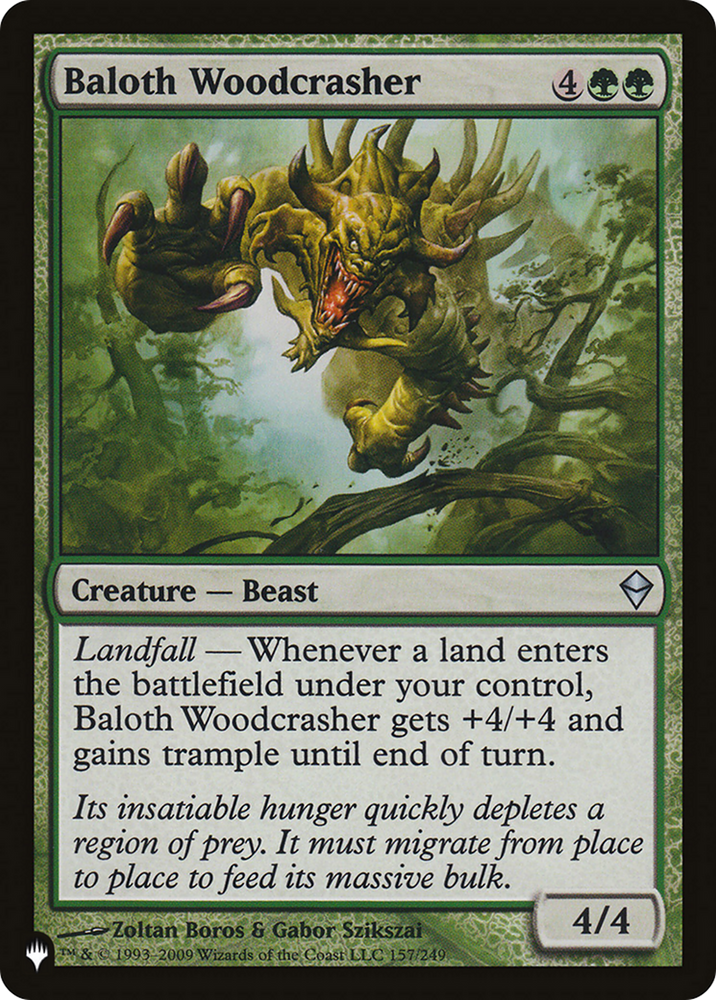 Baloth Woodcrasher [The List] Magic: The Gathering