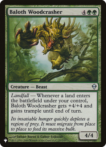 Baloth Woodcrasher [The List] Magic: The Gathering