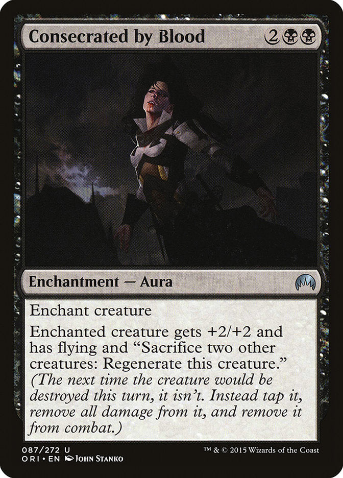 Consecrated by Blood [Magic Origins] Magic: The Gathering