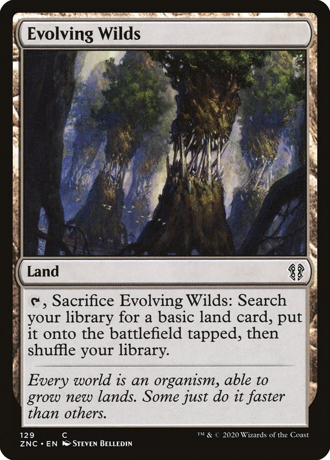 Evolving Wilds [Zendikar Rising Commander] Magic: The Gathering
