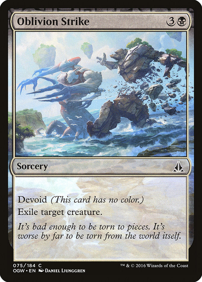 Oblivion Strike [Oath of the Gatewatch] Magic: The Gathering