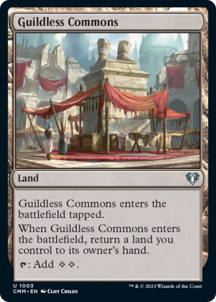 Guildless Commons [Commander Masters] Magic: The Gathering