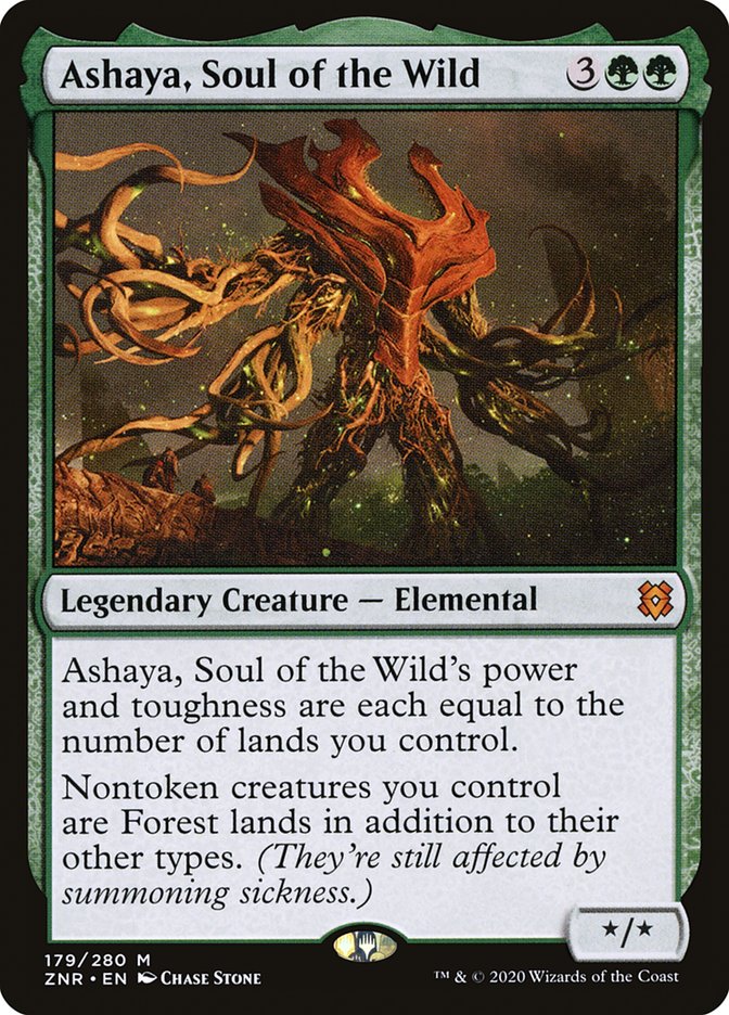 Ashaya, Soul of the Wild [Zendikar Rising] Magic: The Gathering
