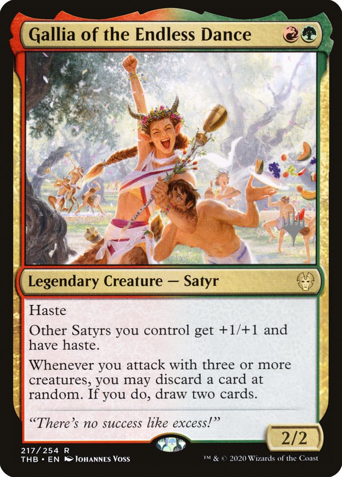 Gallia of the Endless Dance (Promo Pack) [Theros Beyond Death Promos] Magic: The Gathering