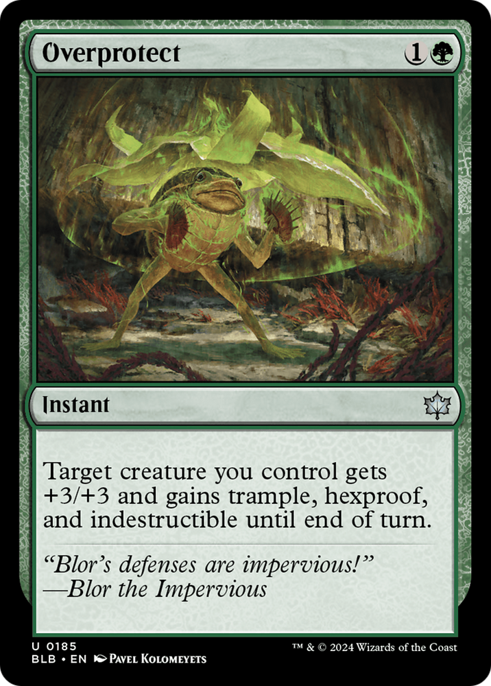 Overprotect [Bloomburrow] Magic: The Gathering