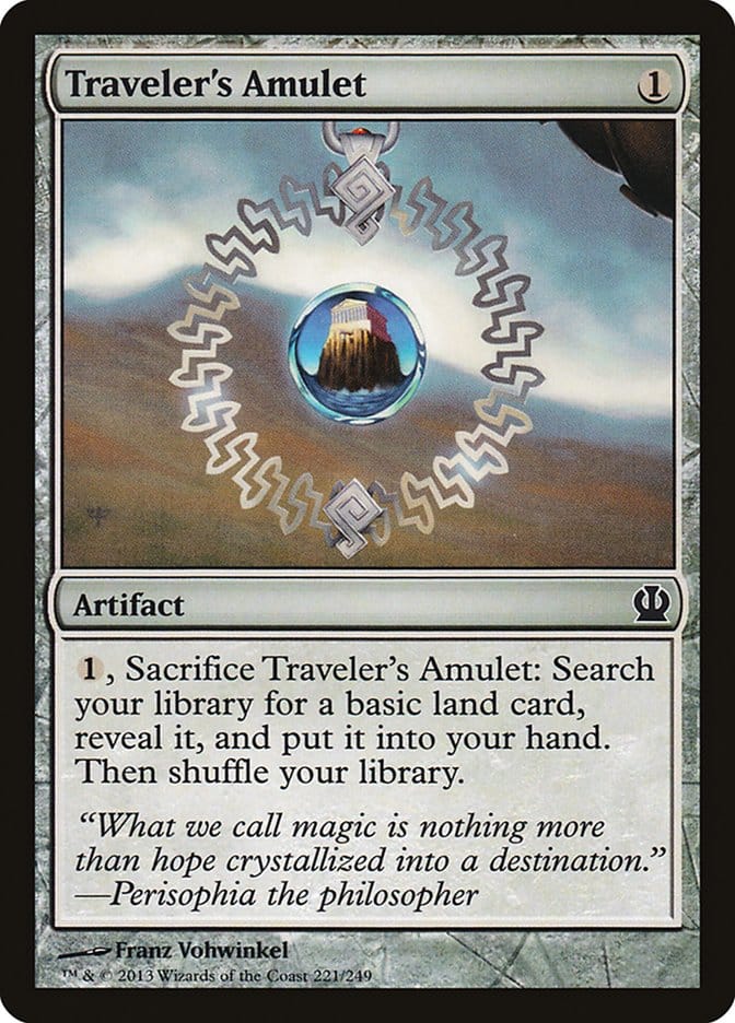 Traveler's Amulet [Theros] Magic: The Gathering
