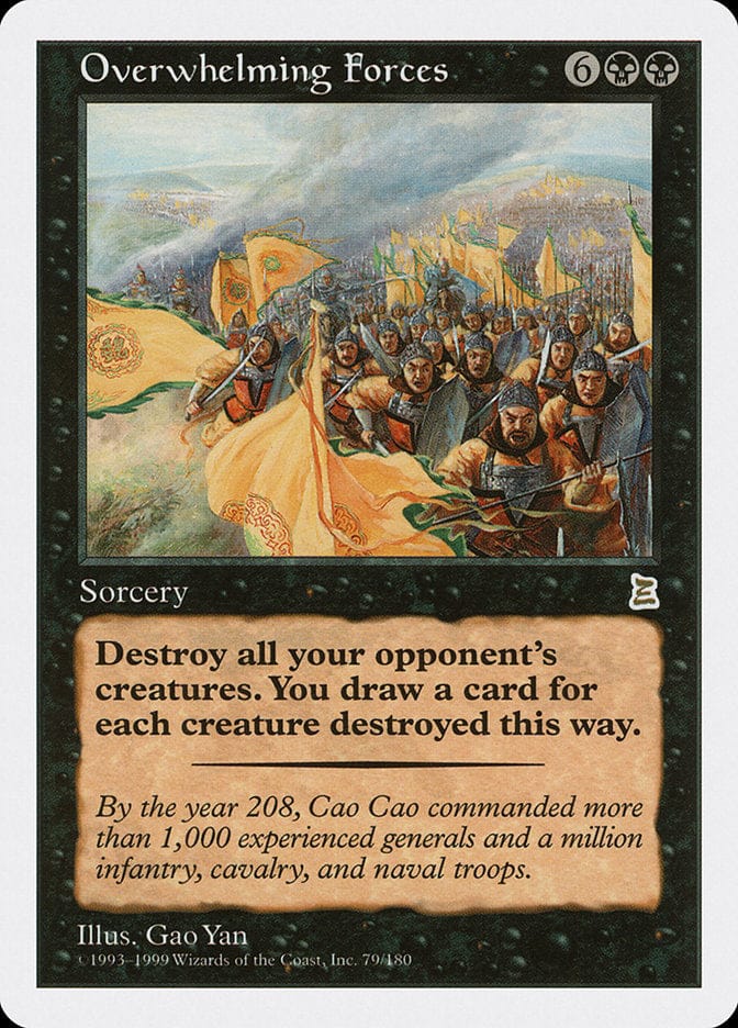 Overwhelming Forces [Portal Three Kingdoms] Magic: The Gathering