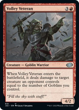 Volley Veteran [Jumpstart 2022] Magic: The Gathering