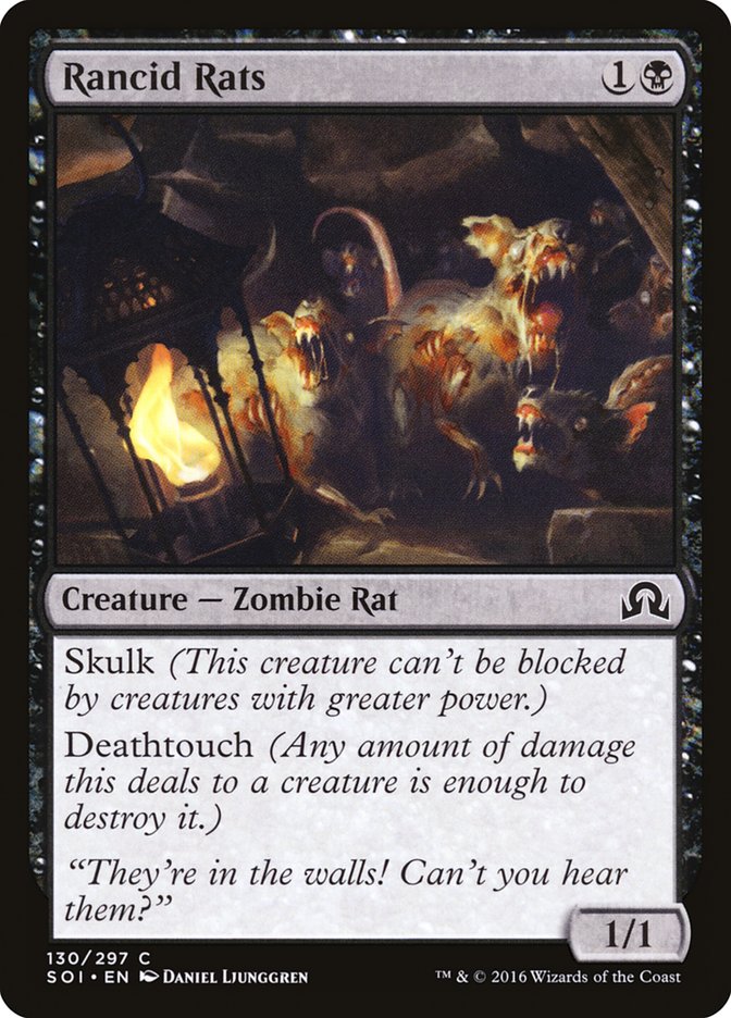Rancid Rats [Shadows over Innistrad] Magic: The Gathering