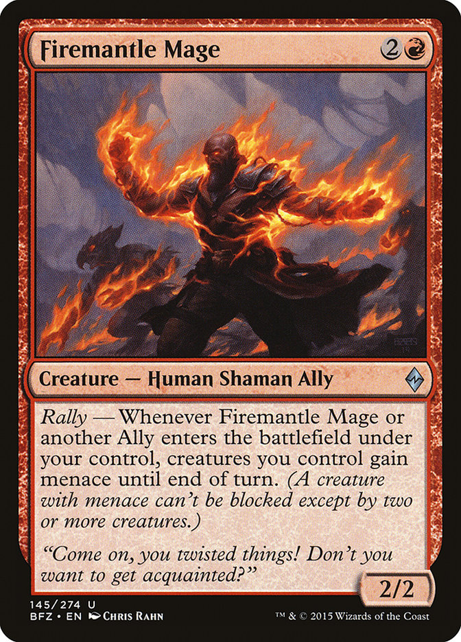 Firemantle Mage [Battle for Zendikar] Magic: The Gathering