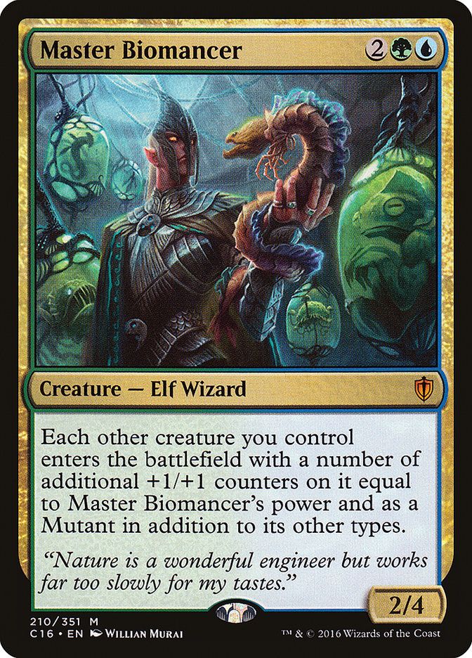 Master Biomancer [Commander 2016] Magic: The Gathering