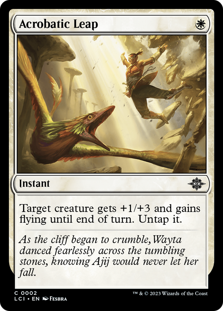 Acrobatic Leap [The Lost Caverns of Ixalan] Magic: The Gathering